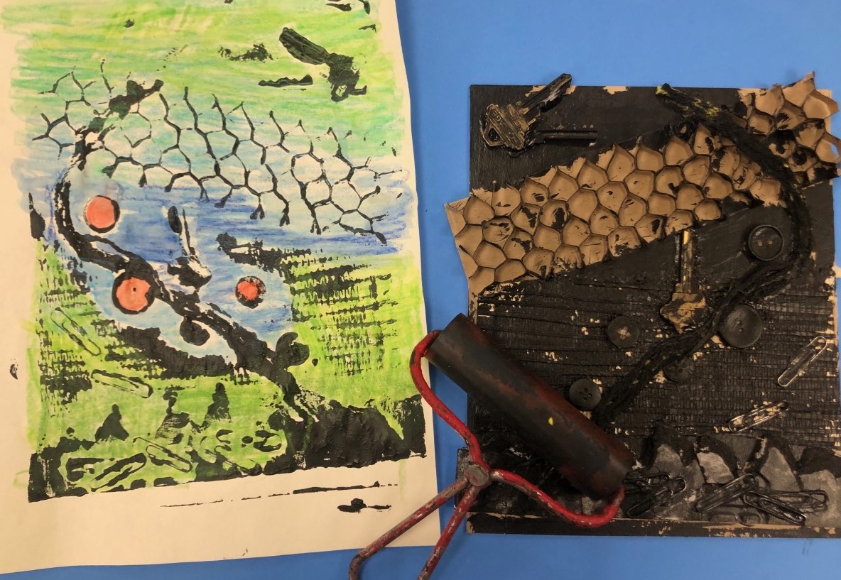 Explorations In Collagraph Printmaking For Kids Five Points Center